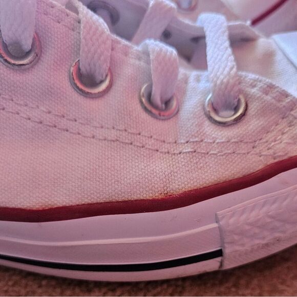 Converse All Star Chuck Taylor style mens 7 women's 9 white sneakers - Picture 4 of 15